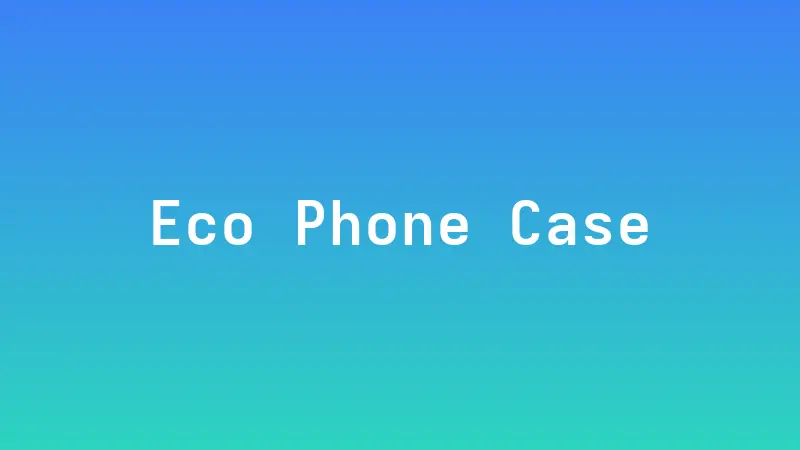 Compostable Phone Case logo